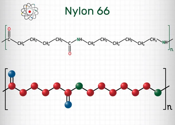 Trọng lượng phân tử của nilon 6 6 có thể khác nhau tùy thuộc vào quy trình sản xuất và các đặc tính của nylon 66.